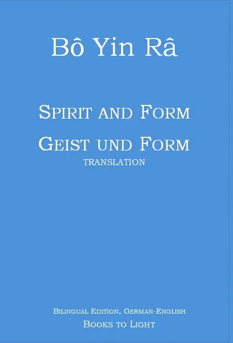 Spirit and form / Geist und Form